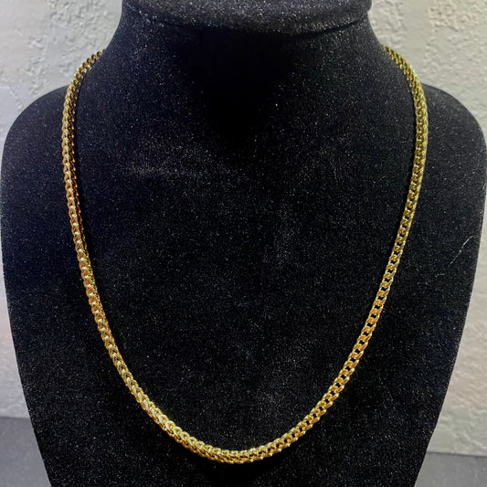 Franco Chain in 18k Yellow Gold - 3mm